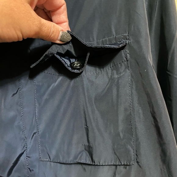 Banana Republic Navy Windbreaker Jacket, Size XL - Picture 5 of 9